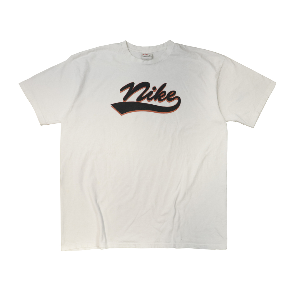 Vintage 90s Nike Script Logo Graphic T-Shirt Size XL